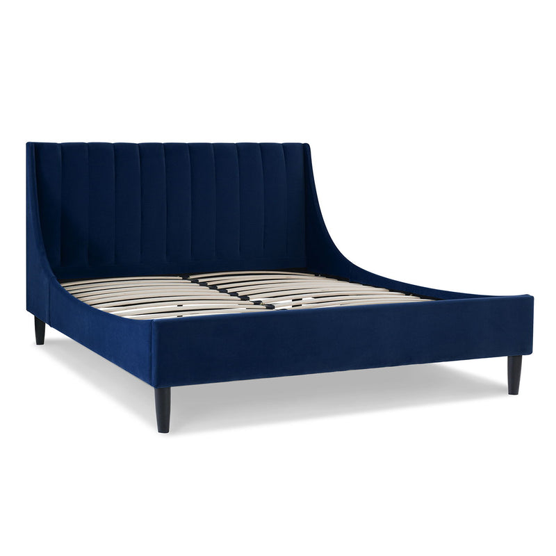 Aspen - Vertical Tufted Modern Headboard Platform Bed Set - R&R Furniture Gallery (Fountain Valley, CA)