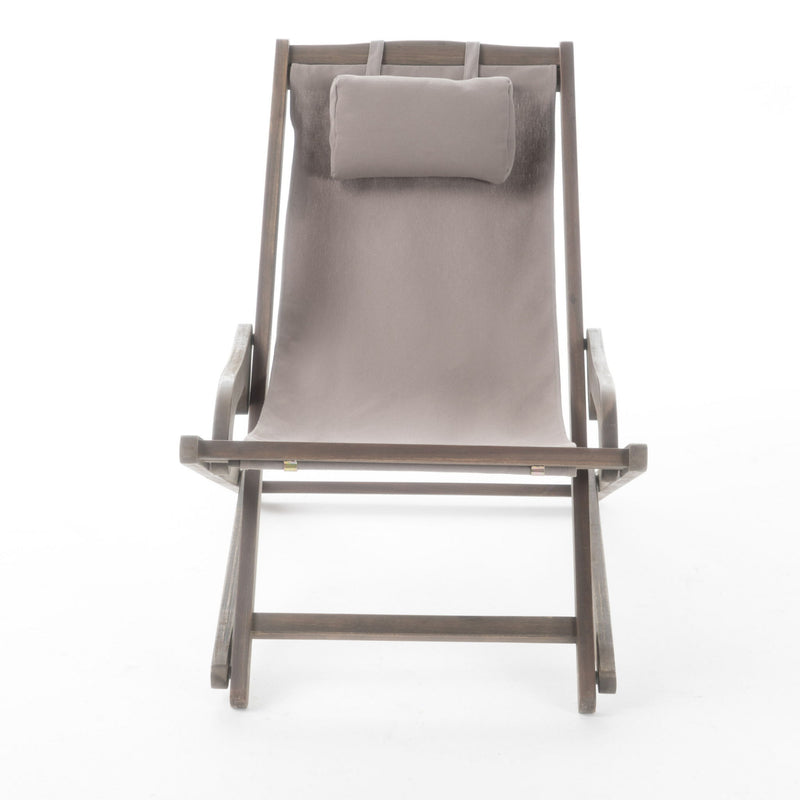 Arcadia - Outdoor Sling Chair With Pillow - R&R Furniture Gallery (Fountain Valley, CA)