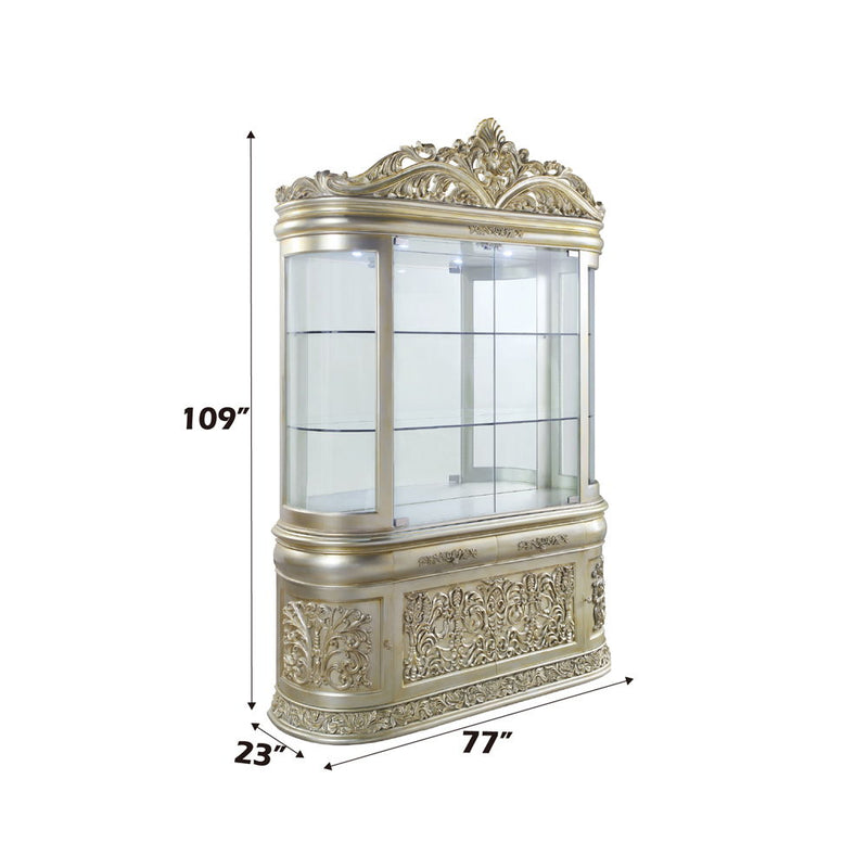 Sorina - Curio - Antique Gold - R&R Furniture Gallery (Fountain Valley, CA)
