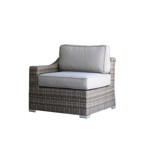 Outdoor Seating Group For 7 With Cushions - Gray Mix