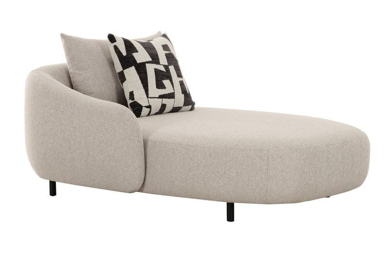 Marge - Contemporary Beige Sectional Sofa — view 2