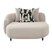 Marge - Contemporary Beige Sectional Sofa — view 3