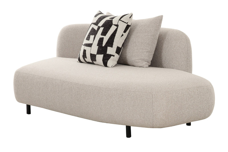Marge - Contemporary Beige Sectional Sofa — view 4