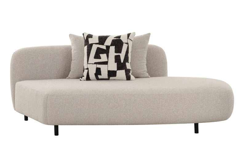 Marge - Contemporary Beige Sectional Sofa — view 5