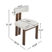 7 Piece Dining Set With Upholstered Armless Chairs And Table - R&R Furniture Gallery (Fountain Valley, CA)