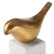 Brass Songbirds sculpture by Uttermost, detailed figurine featuring a pair of songbirds perched together, decorative home decor piece.