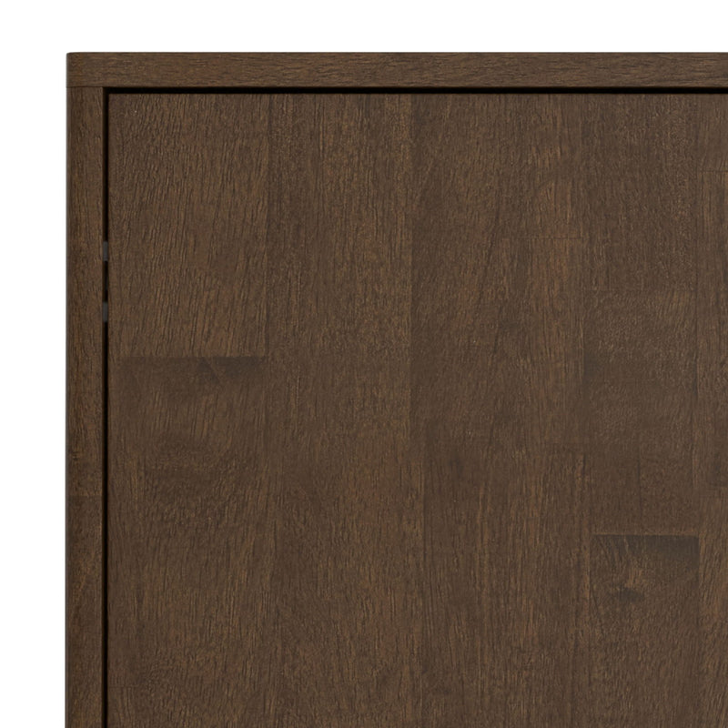Harper - 3 Door Sideboard Buffet / Storage Cabinet - Walnut Brown - R&R Furniture Gallery (Fountain Valley, CA)