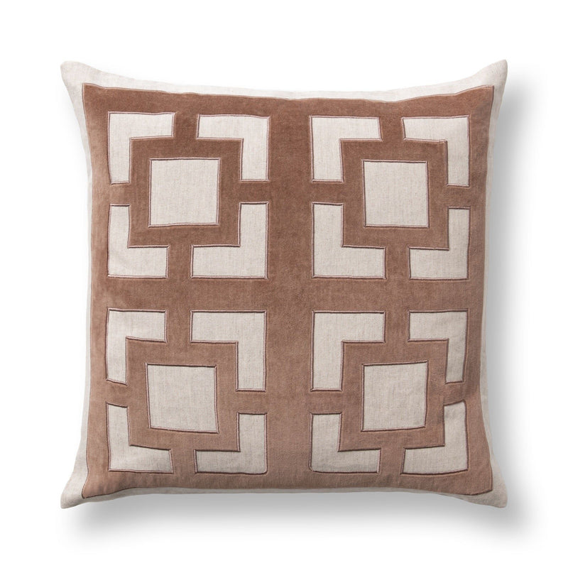 Classic Home Corbin accent pillow with textured fabric and decorative design, perfect for stylish home decor.