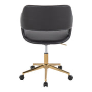 Contemporary Margarite task chair by Lumi Source with a sleek design, cushioned seat, and adjustable height for modern office use.
