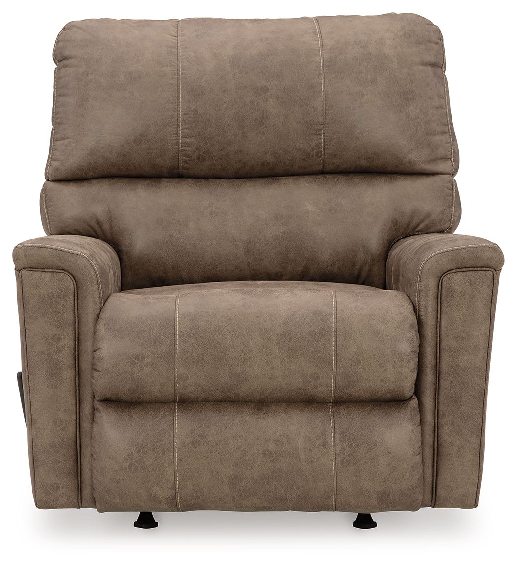 Navi - Rocker Recliner - Fossil - R&R Furniture Gallery (Fountain Valley, CA)