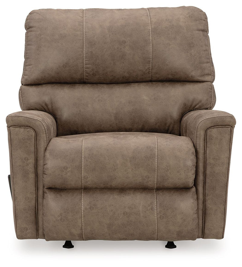 Navi - Rocker Recliner - Fossil - R&R Furniture Gallery (Fountain Valley, CA)
