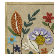 TOV Furniture Muro "Sprout" embroidered wall art, decorative wall decor featuring colorful stitched floral design.