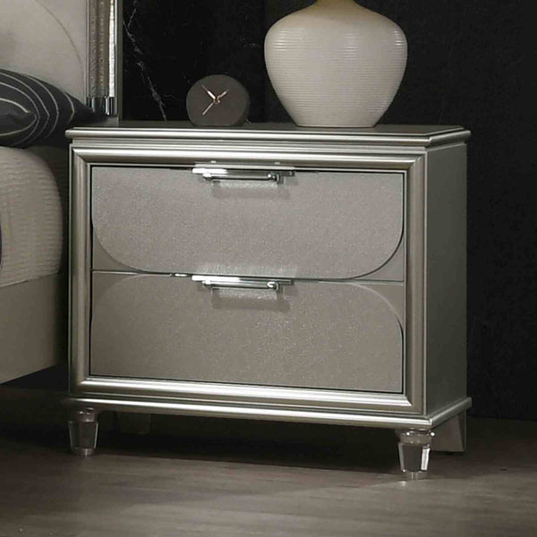 Sheridan - Nightstand, Silver