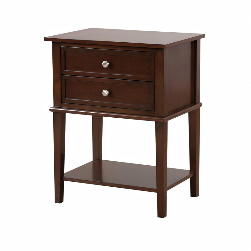 Newton - Nightstand - Cappuccino - R&R Furniture Gallery (Fountain Valley, CA)
