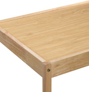 Della - 3 Piece Solid Wood Kids Table & Two Chair Set - Natural - R&R Furniture Gallery (Fountain Valley, CA)