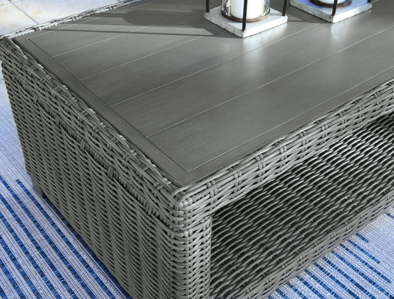Elite Park - Rectangular Cocktail Table - Gray - R&R Furniture Gallery (Fountain Valley, CA)