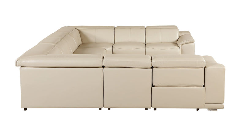 9762 - 8-Piece U Shaped Sectional Sofa With 4 Power Recliners