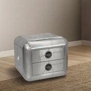 Brancaster - 22" End Table - Aluminum - R&R Furniture Gallery (Fountain Valley, CA)