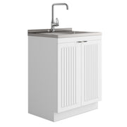 Murphy - Laundry Cabinet & Faucet And Stainless Steel Sink - R&R Furniture Gallery (Fountain Valley, CA)
