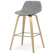 Randolph Bentwood - Upholstered Counter / Bar Height Stool (Set of 2) - R&R Furniture Gallery (Fountain Valley, CA)
