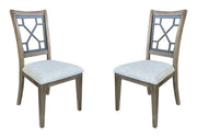 Sundance Dining - Grid Dining Chair (Set of 2) - Sandstone - R&R Furniture Gallery (Fountain Valley, CA)