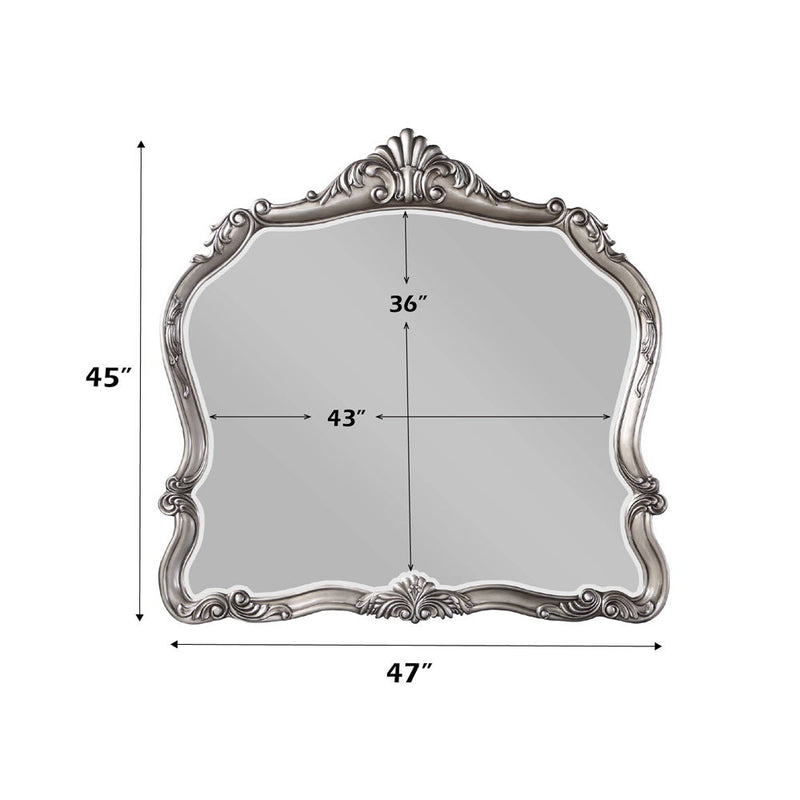 Ariadne - Mirror - Antique Platinum - R&R Furniture Gallery (Fountain Valley, CA)