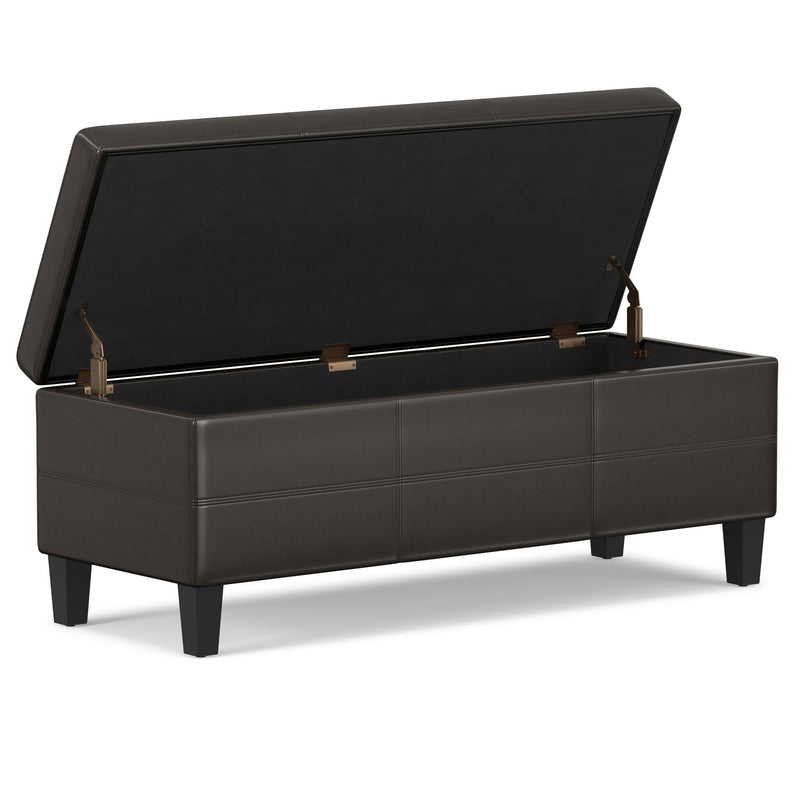 Afton - Large Storage Ottoman Bench - R&R Furniture Gallery (Fountain Valley, CA)