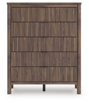 Pamytta - Five Drawer Wide Chest - Brown - R&R Furniture Gallery (Fountain Valley, CA)