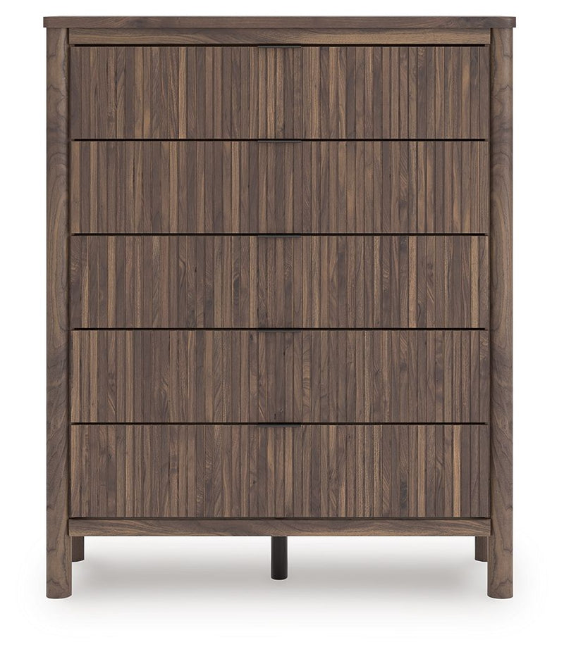 Pamytta - Five Drawer Wide Chest - Brown - R&R Furniture Gallery (Fountain Valley, CA)