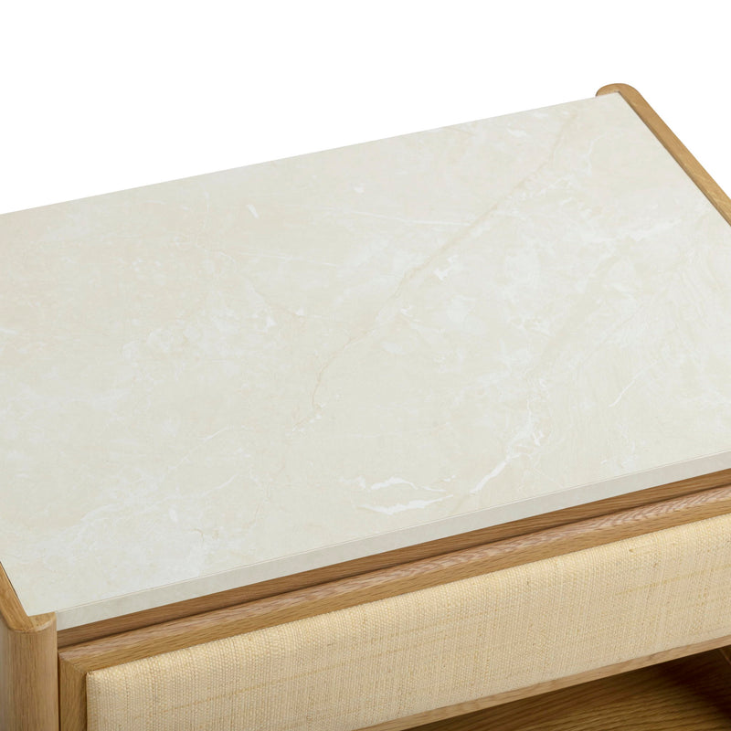 Paige - 2-Drawer Nightstand - Natural Oak - R&R Furniture Gallery (Fountain Valley, CA)