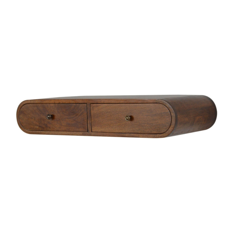 London - Floating Console - Chestnut - R&R Furniture Gallery (Fountain Valley, CA)