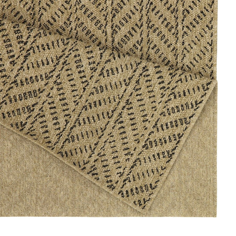 Earth - 7'10" X 10'3" Indoor, Outdoor Area Rug - Black, Natural - R&R Furniture Gallery (Fountain Valley, CA)