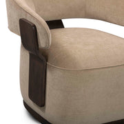 Madison - Linen Chenille Swivel Accent Chair - R&R Furniture Gallery (Fountain Valley, CA)