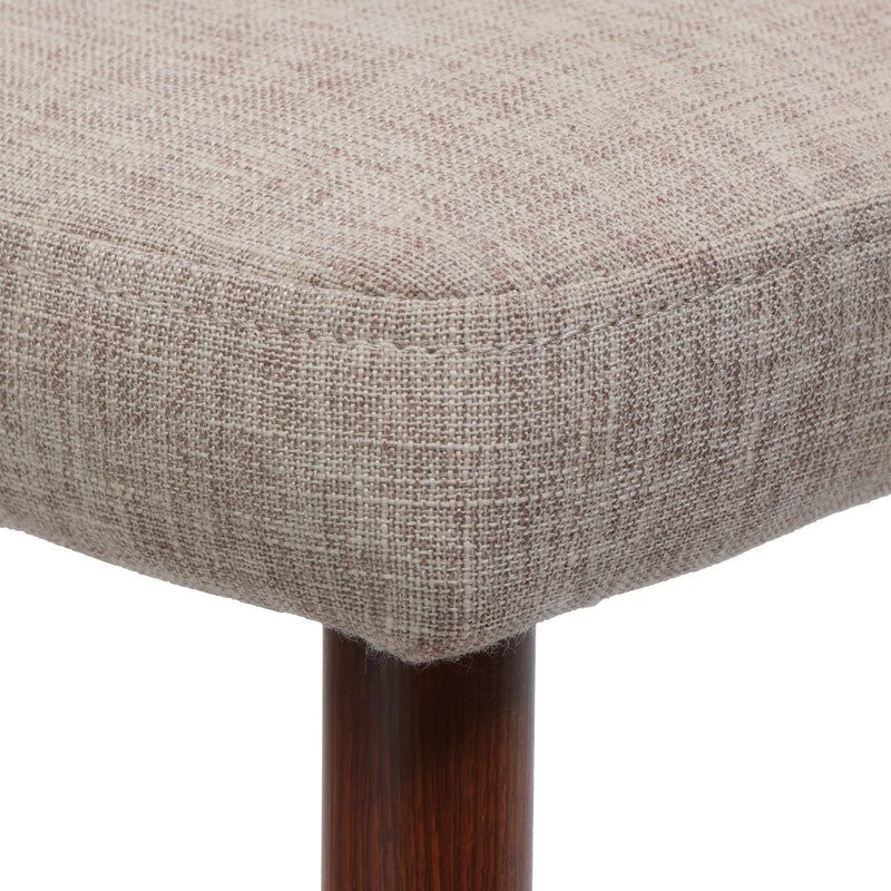 Mid Century Modern Fabric Armless Dining Chair - R&R Furniture Gallery (Fountain Valley, CA)