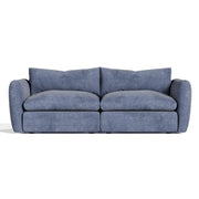 Kinsey - Modern Blue Fabric Modular Sectional Sofa — view 3