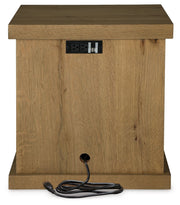 Brinstead - Chair Side End Table - Light Brown - R&R Furniture Gallery (Fountain Valley, CA)