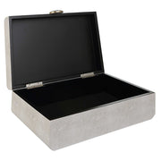 Lalique Art Deco box by Uttermost featuring intricate glass design and elegant geometric patterns on a decorative basket or box.