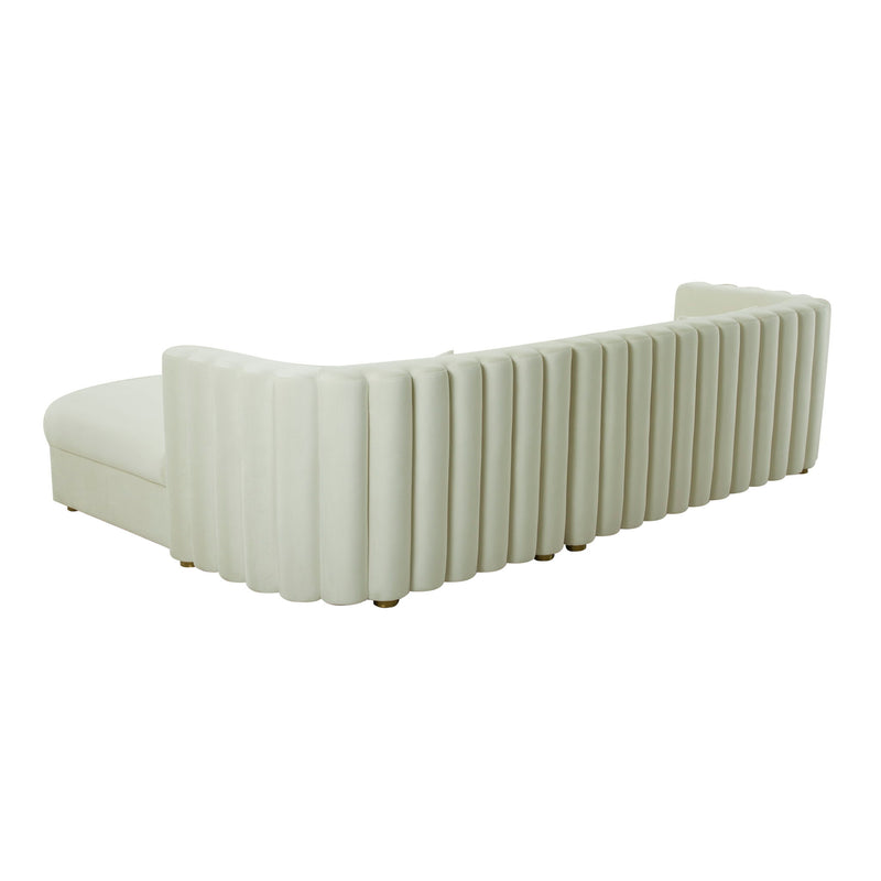 Callie - Velvet Sectional - RAF - R&R Furniture Gallery (Fountain Valley, CA)