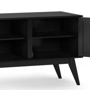 Draper - Handcrafted Mid Century Low TV Media Stand - R&R Furniture Gallery (Fountain Valley, CA)