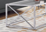 Table, Rectangular, Contemporary & Modern - Chrome - R&R Furniture Gallery (Fountain Valley, CA)