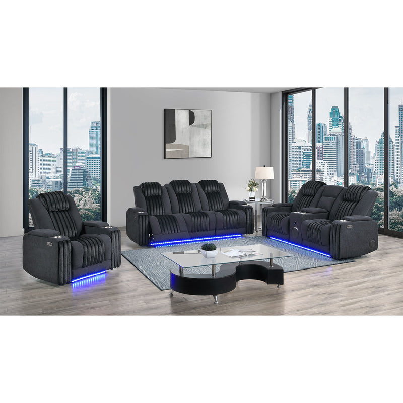 Duran - Power Reclining Loveseat With Power Headrest - R&R Furniture Gallery (Fountain Valley, CA)