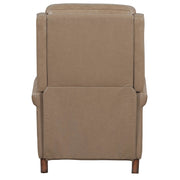 Parker Living Northfield Power Cordless High Leg Recliner in a stylish fabric, showcasing its high-leg design and plush cushioning.
