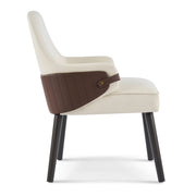 Indoor Dining Chair (Set of 2) - Beige / Brown - R&R Furniture Gallery (Fountain Valley, CA)