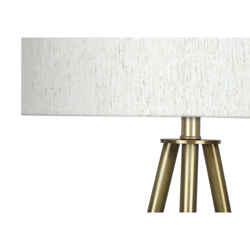 Contemporary 8th Street floor lamp with sleek design and tall stand, ideal for modern living room or office lighting.