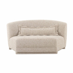 Marion - Textured Boucle Armless Loveseat - Two-Tone - R&R Furniture Gallery (Fountain Valley, CA)