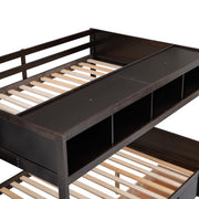 Bunk Bed With Shelfs, Storage Staircase And 2 Drawers - R&R Furniture Gallery (Fountain Valley, CA)