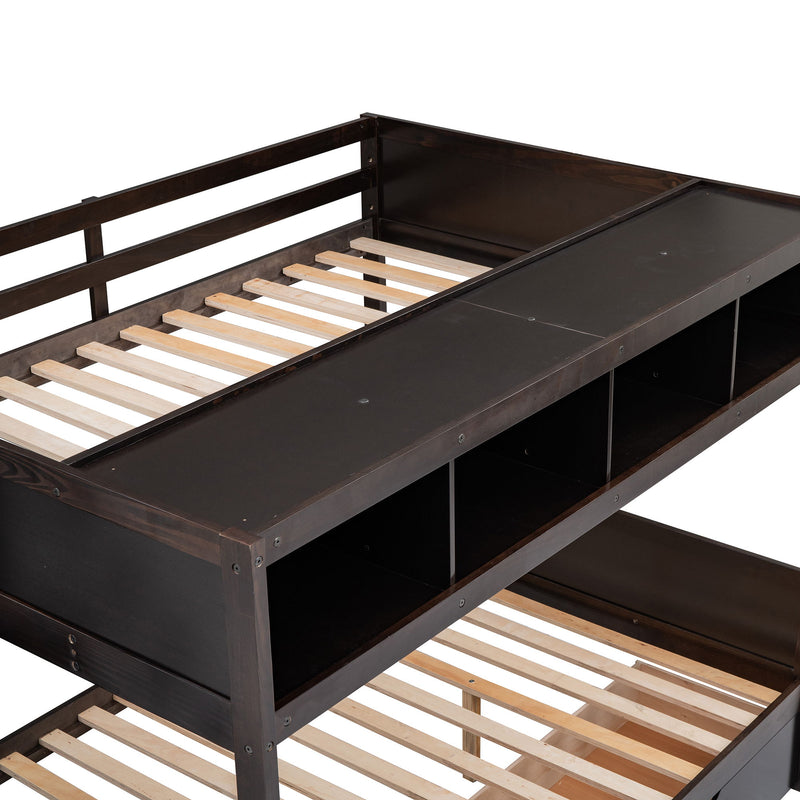 Bunk Bed With Shelfs, Storage Staircase And 2 Drawers - R&R Furniture Gallery (Fountain Valley, CA)