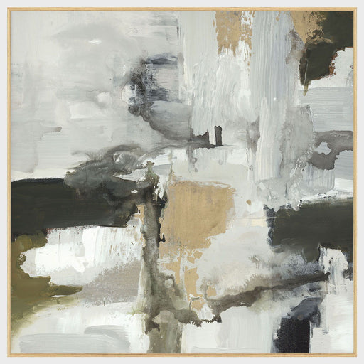 Evolve - 48" x 48" Painting Art By Buddy Whitlock - Gray / Light Brown - R&R Furniture Gallery (Fountain Valley, CA)