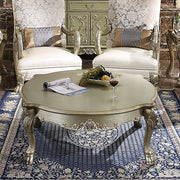 Dresden II - Coffee Table - Gold Patina & Bone - R&R Furniture Gallery (Fountain Valley, CA)