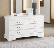 Elegant traditional storage dresser by Glory Furniture featuring multiple drawers and classic wood finish.